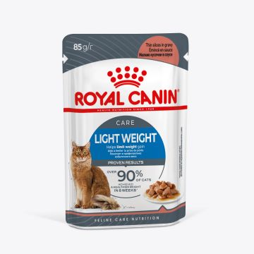 Royal Canin LIGHT WEIGHT CARE (ЛАЙТ ВЕЙТ КЭА) Корм консервированный полнорационный для взрослых кошек - Рекомендуется для профилактики избыточного веса, мелкие кусочки в соусе
