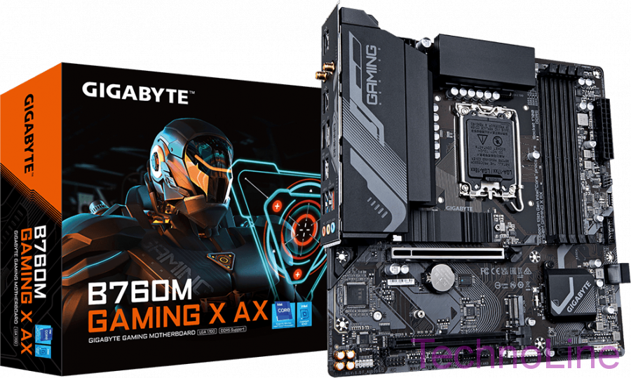 Материнская плата 1700 Gigabyte B760M Gaming X AX DDR5