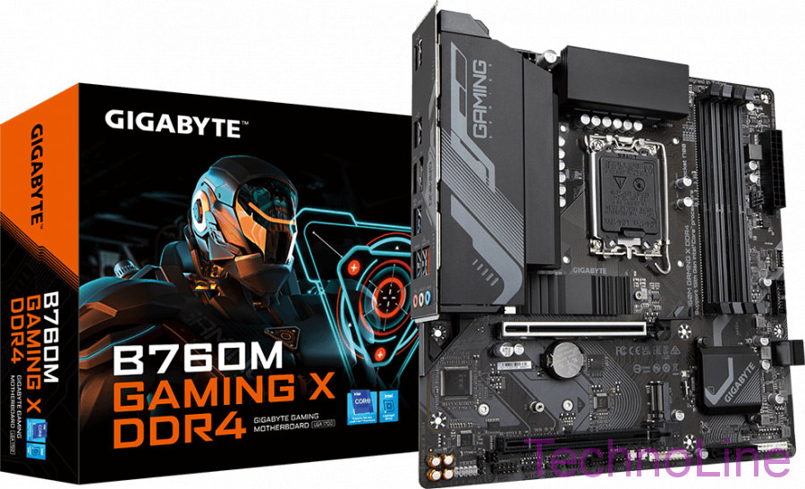 Материнская плата 1700 Gigabyte B760M Gaming X DDR4