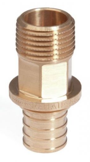 Rehau RX+ 25-R 1/2" переходник с НР наружной резьбой (14563171001)