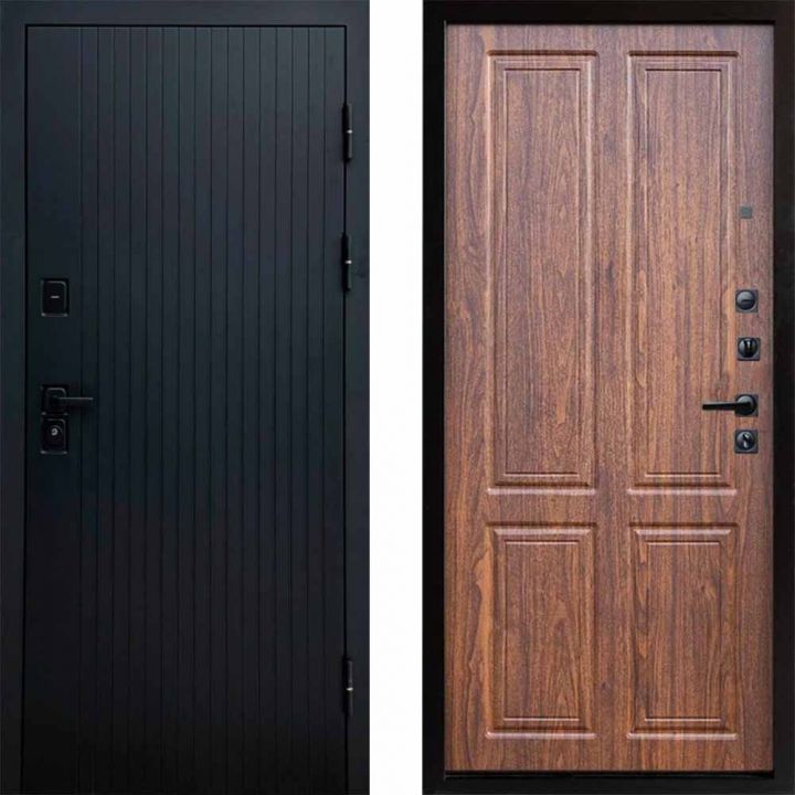Входная дверь Termo-door Твист BLACK Орех стандарт