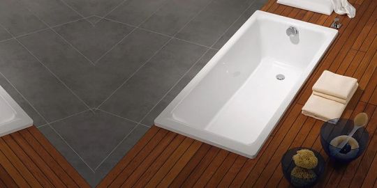 Стальная ванна Kaldewei Puro 653 180x80 256300013001 с покрытием Easy-clean ФОТО