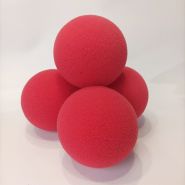 Поролоновый шар 10 см (плотный) красный