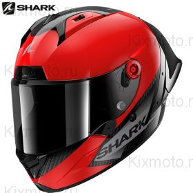 Шлем Shark Aeron GP Blank SP, Черно-красный