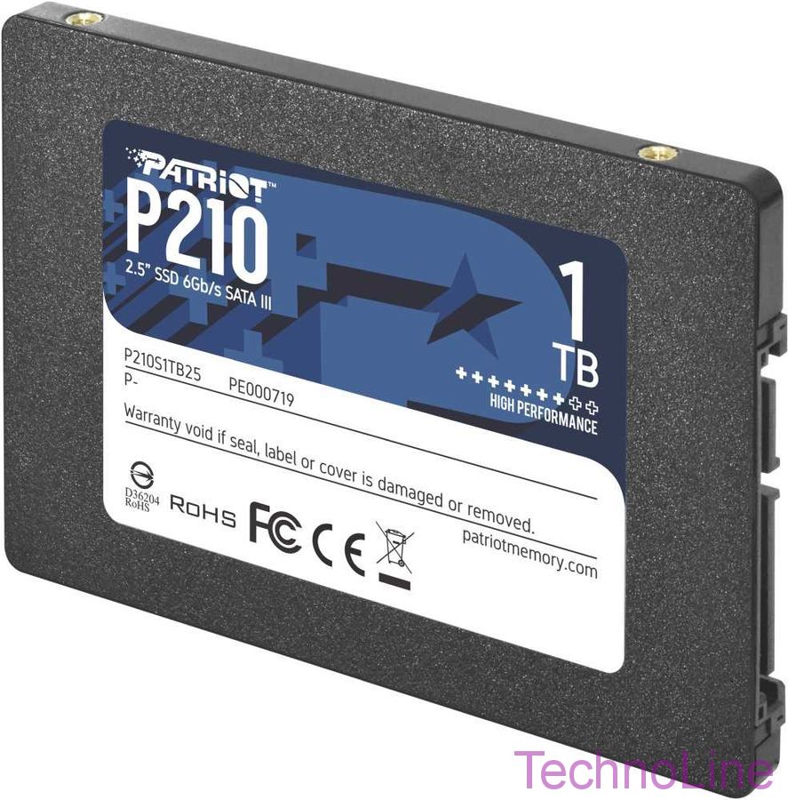 Накопитель SSD 1Tb Patriot P210S1TB25