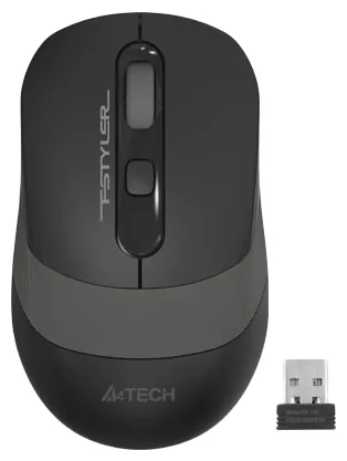 Мышь беспроводная A4Tech FStyler FG10S Black/Grey