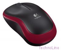 Мышь беспроводная Logitech M185 Red