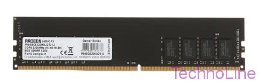 Модуль памяти DDR4 8Gb AMD Radeon 3200 R948G3206U2S-U