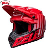 Шлем Bell Moto-9S Flex Sprint, Красно-черный