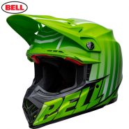 Шлем Bell Moto-9S Flex Sprint, Зелено-черный