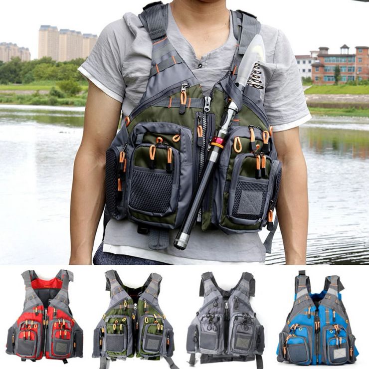 Жилет Fly Fishing Mesh Vest для нахлыста с функцией спасательного