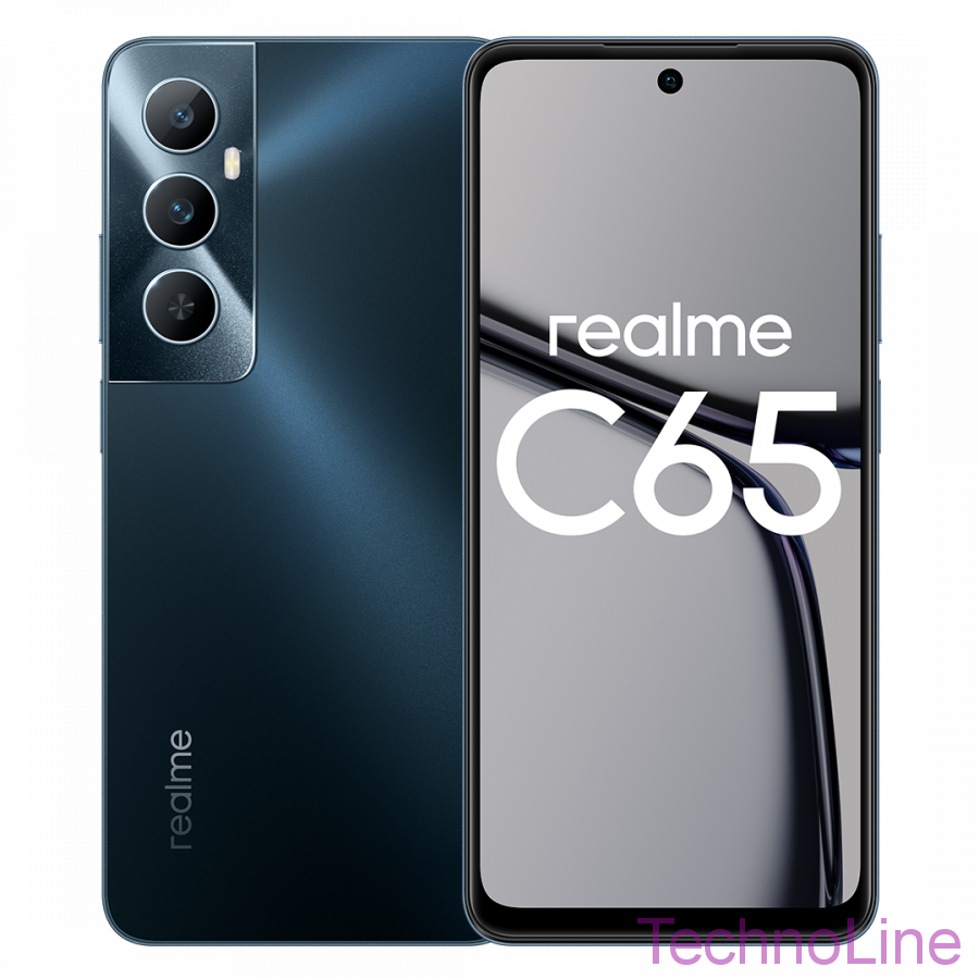 Realme C65 8/256 ГБ RU, 2 nano SIM, черный RU