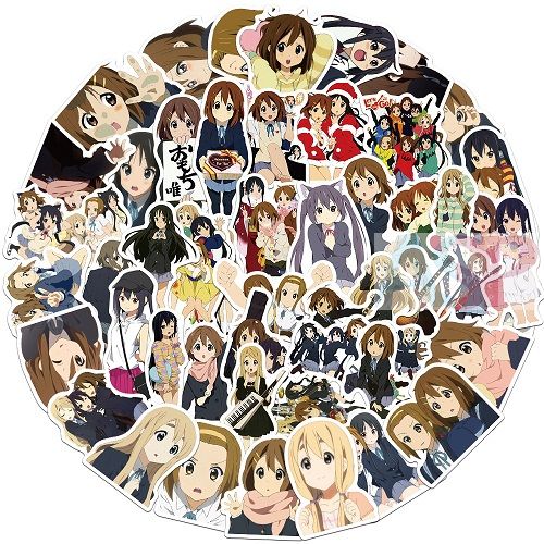 Стикеры (10шт) K-ON