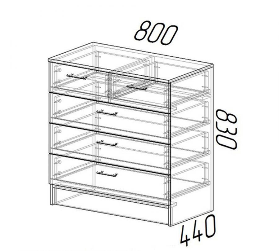 Эко Комод К800-3/2