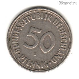 ФРГ 50 пфеннигов 1950 J