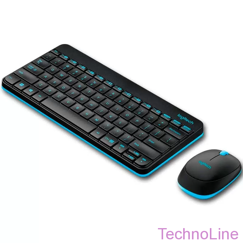 Комплект Logitech MK245 (Black-Blue)