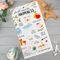 Полотенце кухонное Доляна Happiness, 35х60 см, 100% хлопок, 160г/м2