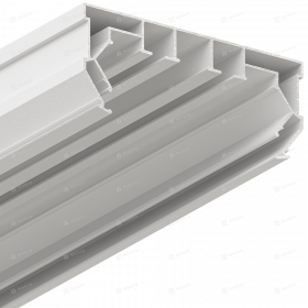 Карниз ПК14 двухрядный 3,2м (белый)