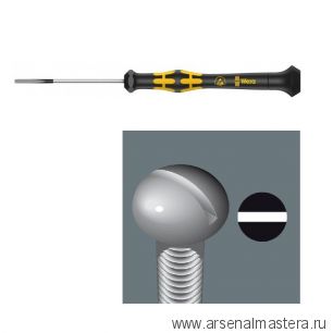 Новинка! Шлицевая отвертка Kraftform Micro 1578 A  0,40 x 2,0 x 60 мм WERA WE-030103