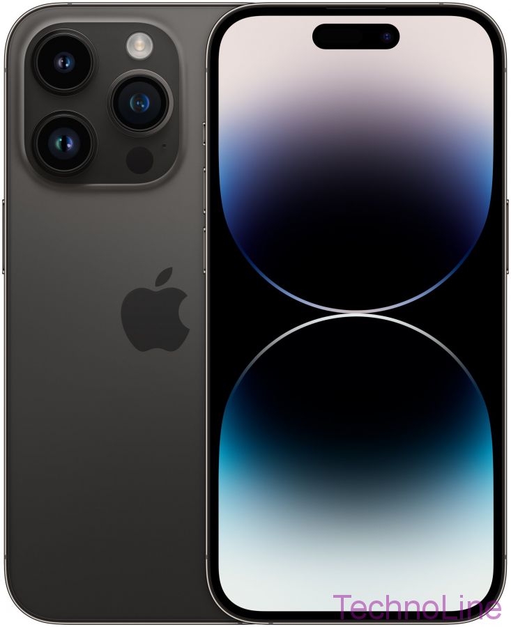 Apple iPhone 14 Pro 256 ГБ, Dual: nano SIM + eSIM, космический черный EU