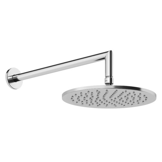 Фото Тропический душ Gessi Anello 34,8х25 63348707 черный металл браш PVD