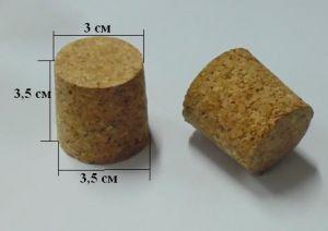 Пробка корковая конусная №8 42/32 мм h 27 мм