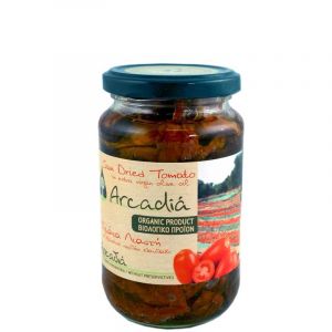 Помидоры вяленые органические Arcadia Organic Sun Dried Tomato 370 мл - Греция