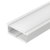 Профиль с Экраном Arlight SL-LINIA88-F-2500 WHITE+OPAL Белый, Алюминий 021373 / Арлайт