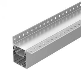 Профиль Arlight SL-LINIA55-FANTOM-EDGE-2000 ANOD Серебристый, Алюминий 027162 / Арлайт