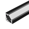 Профиль Arlight PDS45-T-2000 Anod Black Чёрный, Алюминий 015033 / Арлайт