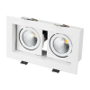 Светильник Arlight CL-KARDAN-S180x102-2x9W Warm Белый, Металл 024127 / Арлайт