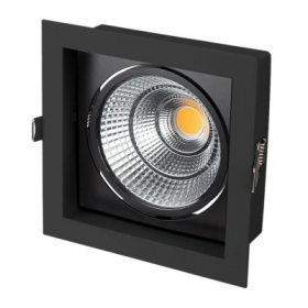 Светильник Arlight CL-KARDAN-S152x152-25W White6000 Чёрный, Металл 037028 / Арлайт