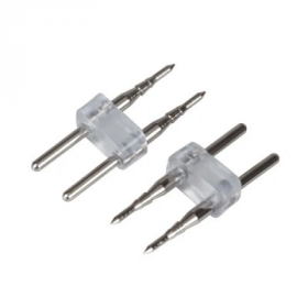 Коннектор Силовой Arlight ARL-2pin-Mini Серебристый, Металл 021552 100шт. / Арлайт