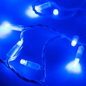 Гирлянда Светодиодная Arlight ARD-String-Classic-10000-White-100LED-Flash Blue Белый, ПВХ 025818 / Арлайт