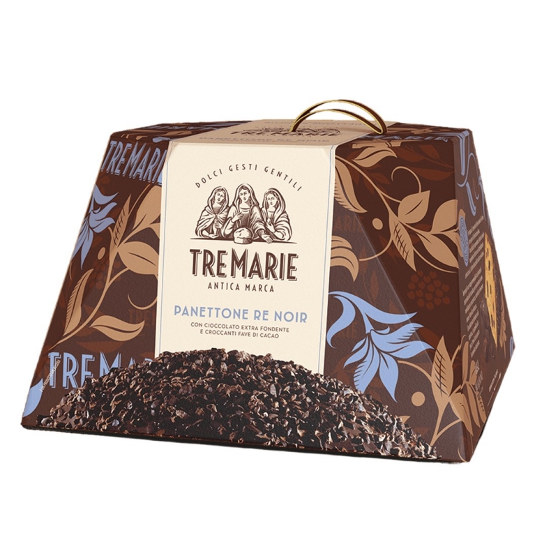 Панеттоне Черный король, Tre Marie 900 г Panettone Re Noir Tre Marie 900 g