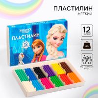 Пластилин 12цв 180г Холодное сердце