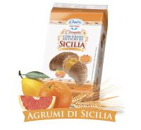 Круассаны с цитрусовым кремом Dolce Sicilia (6 шт по 50 г) 300 г, Cornetti con grani antichi di Sicilia farciti con crema agli agrumi di Sicilia 300 g