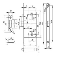 Замок Morelli Innovation IP WC схема