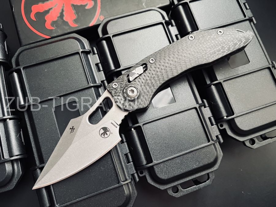 Нож Microtech Borka Stitch Ram Lok carbon fiber