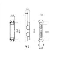 Замок Morelli M1885 магнитный Yale под цилиндр схема