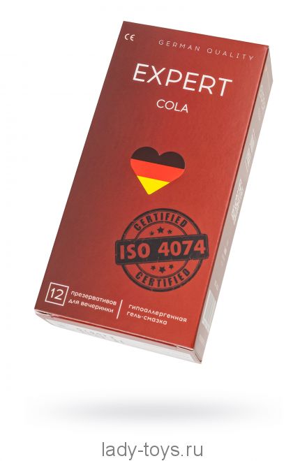 Презервативы EXPERT Cola Germany 12шт. (аромат Колы)