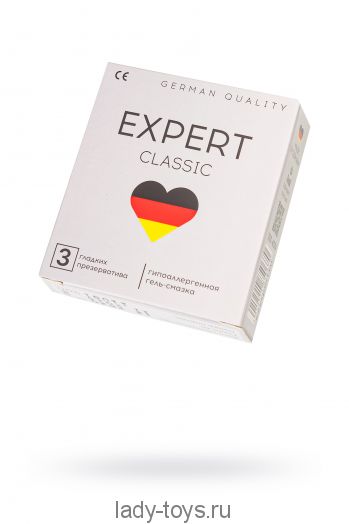 Презервативы EXPERT Classic Germany 3 шт. (классические)