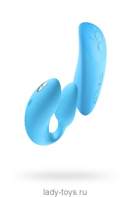 Вибратор WE-VIBE Chorus силикон, голубой, 11 см