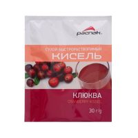 Кисель сухой быстрорастворимый "Клюква", 30 г