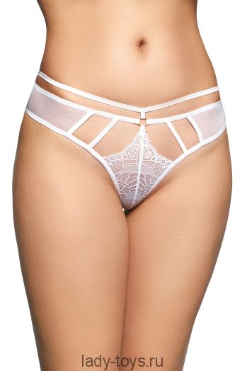 Стринги со стрепами SoftLine Collection, белый, M/L