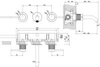 Gessi Cesello смеситель для раковины 54492 схема 6