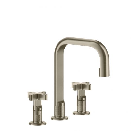 Двухвентильный смеситель для раковины Gessi Inciso + 58114 ФОТО