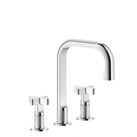 Двухвентильный смеситель для раковины Gessi Inciso + 58113 ФОТО