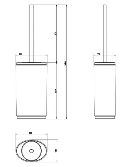 Gessi Ovale Ёршик 25344 ФОТО