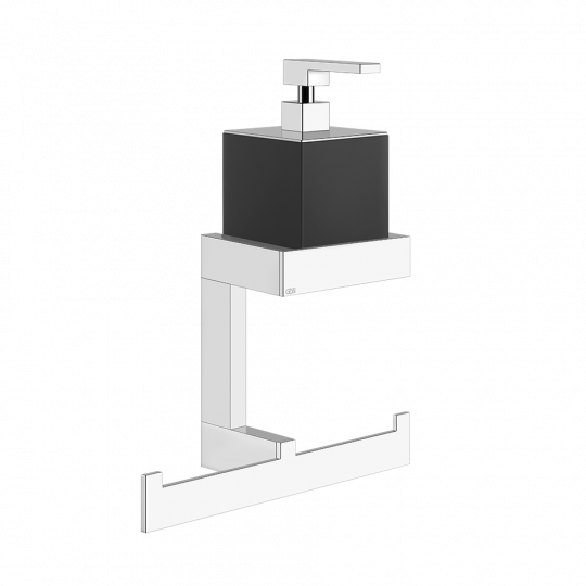 Изображение Вешалка с мыльным дозатором в комплекте Gessi Rettangolo 20880